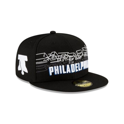Philadelphia 76ers Gorra | New Era NBA City Edition 59fifty Fitted Cap Mexico - Azules